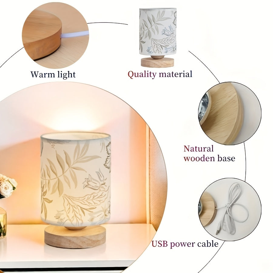 Warm Light, Modern Floral Lamp