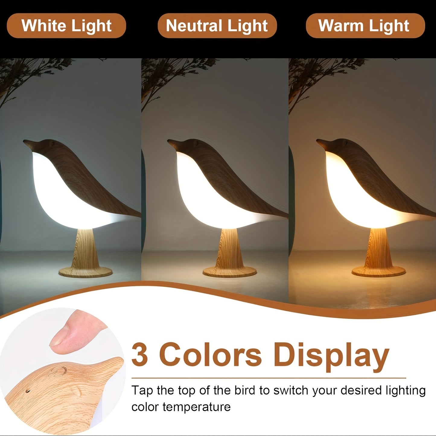 Dimmable Bird table Lamp