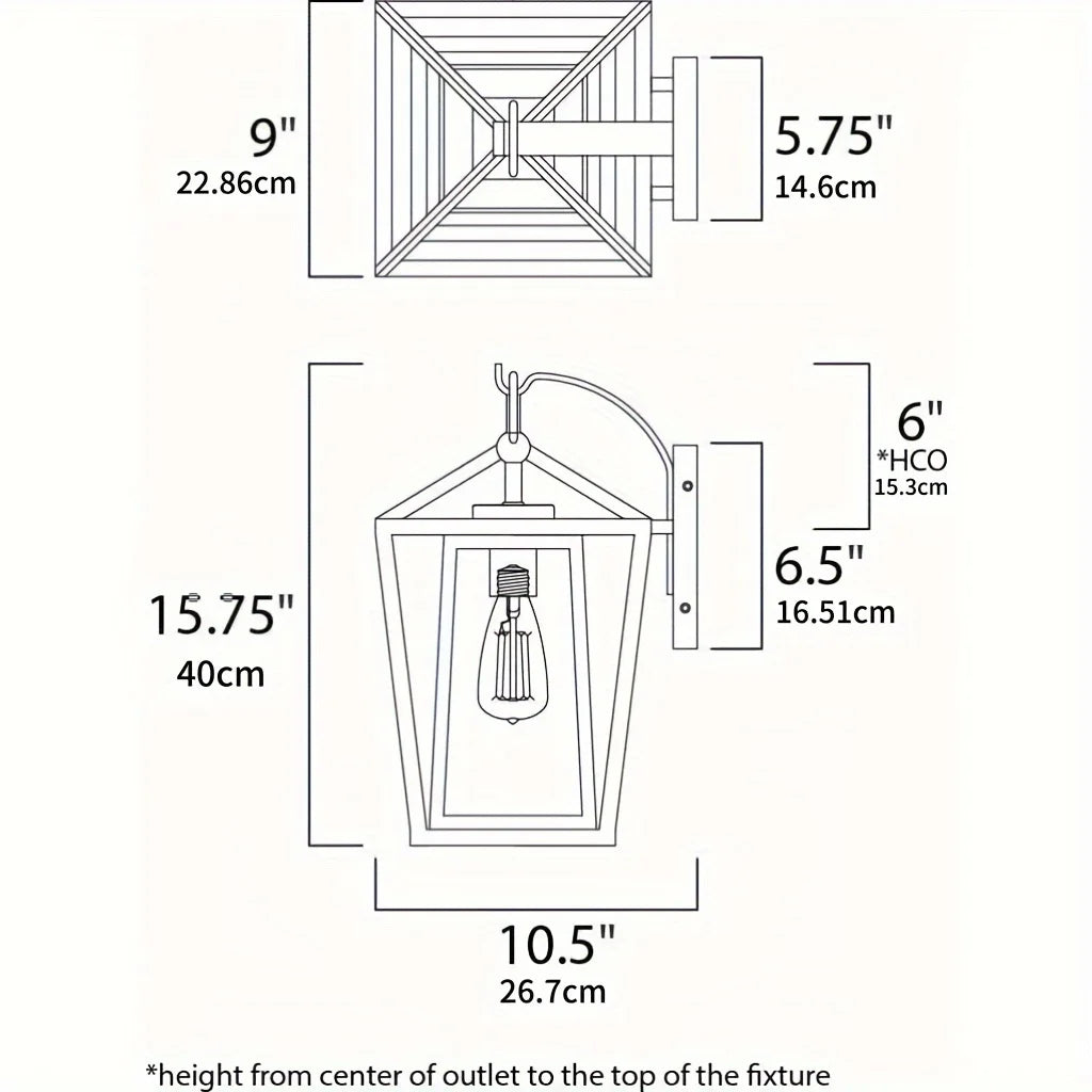 Outdoor Wall Light Fixtures, Exterior Waterproof Lanterns
