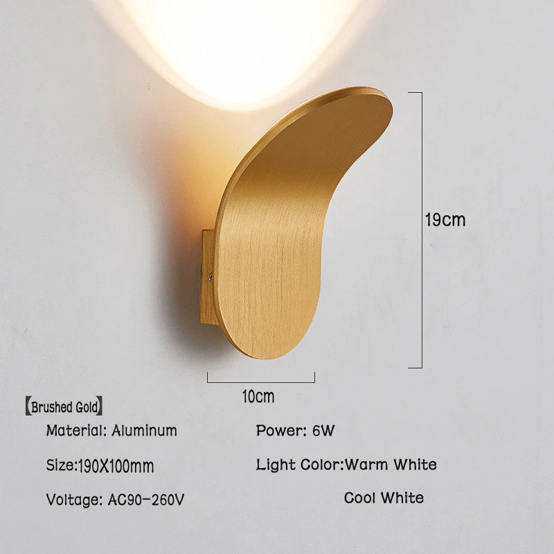 LED Indoor Aluminum Wall Lamp