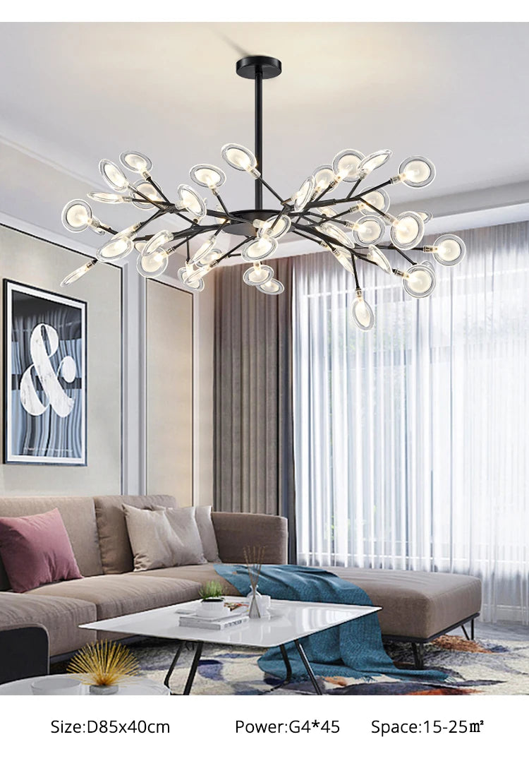 Modern Nordic gorgeous LED chandelier