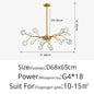 Modern Nordic gorgeous LED chandelier