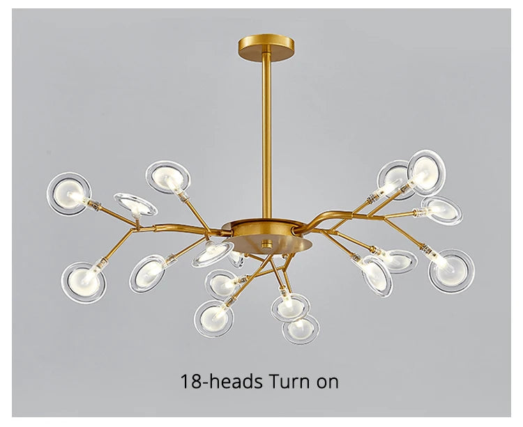 Modern Nordic gorgeous LED chandelier