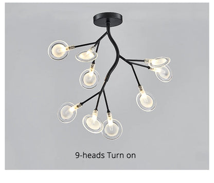 Modern Nordic gorgeous LED chandelier
