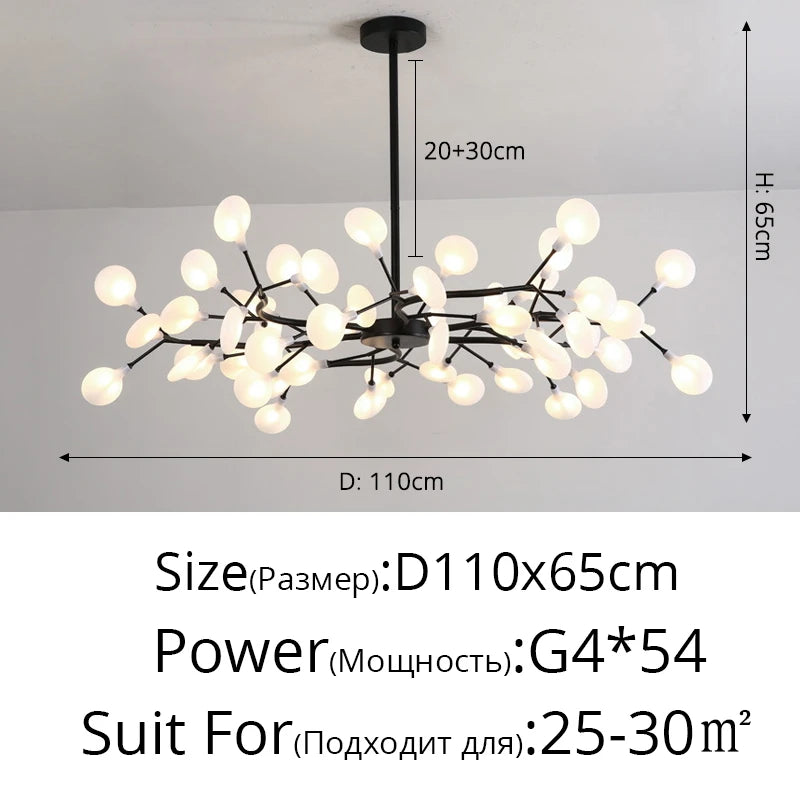 Modern Nordic gorgeous LED chandelier