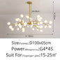 Modern Nordic gorgeous LED chandelier