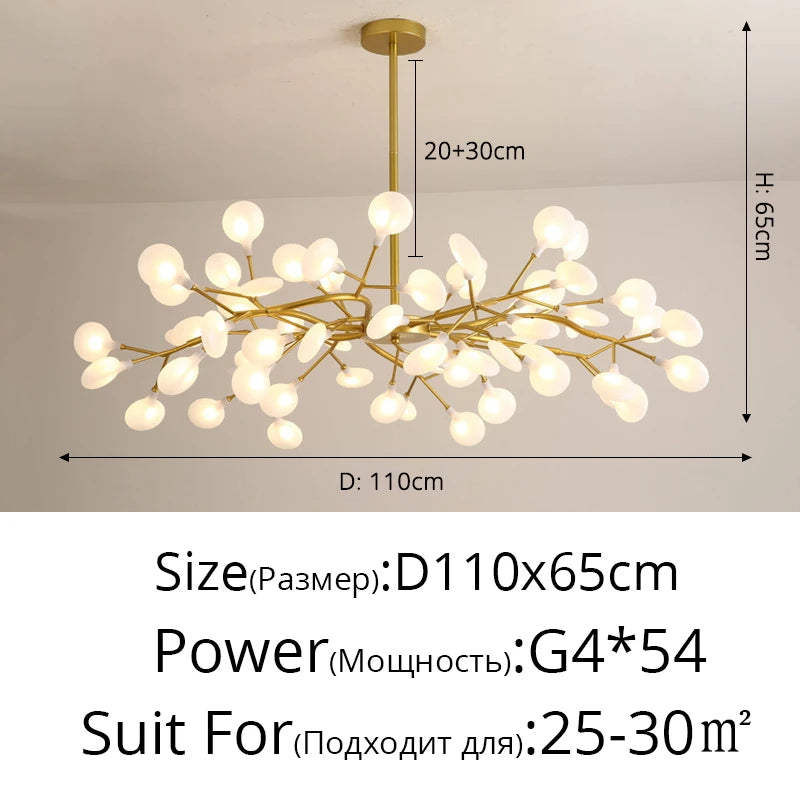 Modern Nordic gorgeous LED chandelier