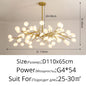 Modern Nordic gorgeous LED chandelier