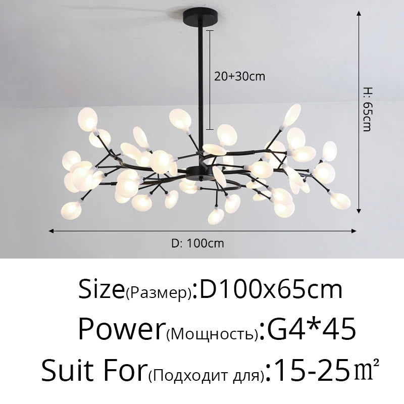 Modern Nordic gorgeous LED chandelier