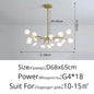 Modern Nordic gorgeous LED chandelier