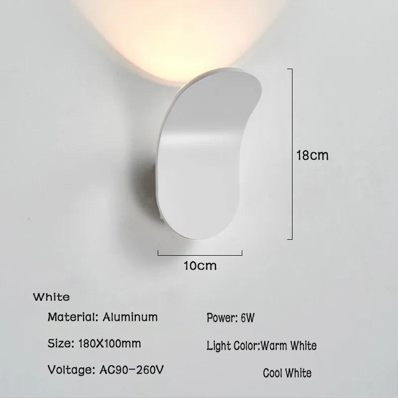 LED Indoor Aluminum Wall Lamp