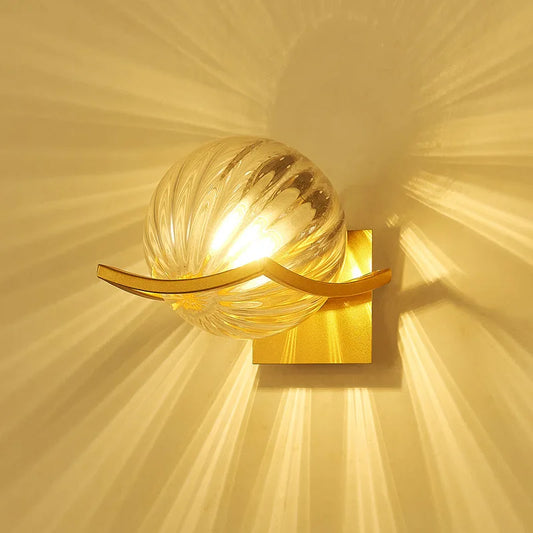 Glass Ball Wall Lamp