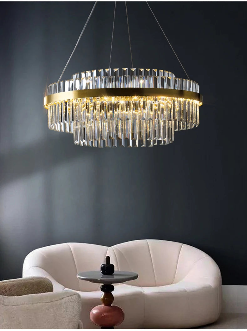 Modern Luxury LED Crystal Chandeliers