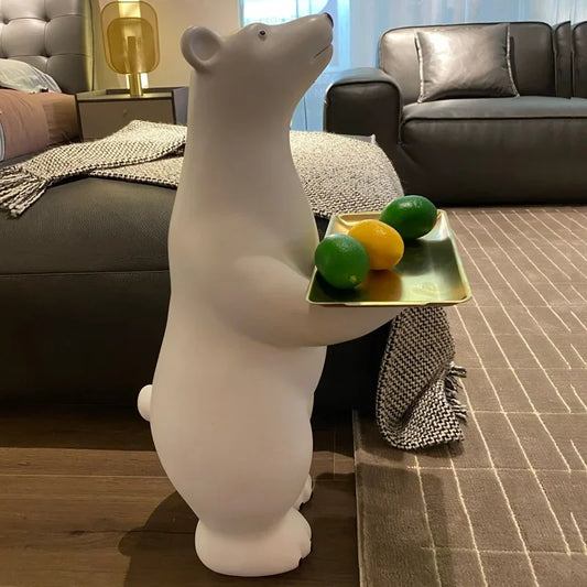 Large Polar Bear Figure