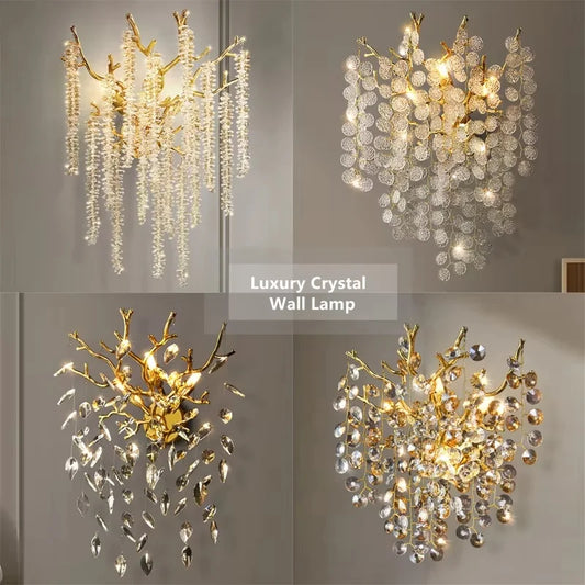 Modern Luxury Crystal Wall Lamp