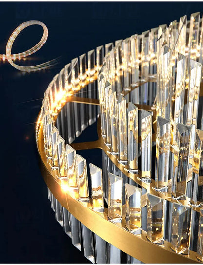 Modern Luxury LED Crystal Chandeliers