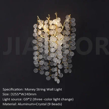 Modern Luxury Crystal Wall Lamp