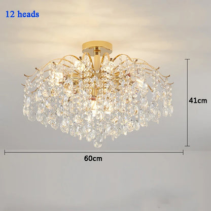 Modern Luxury Crystal Ceiling Chandelier