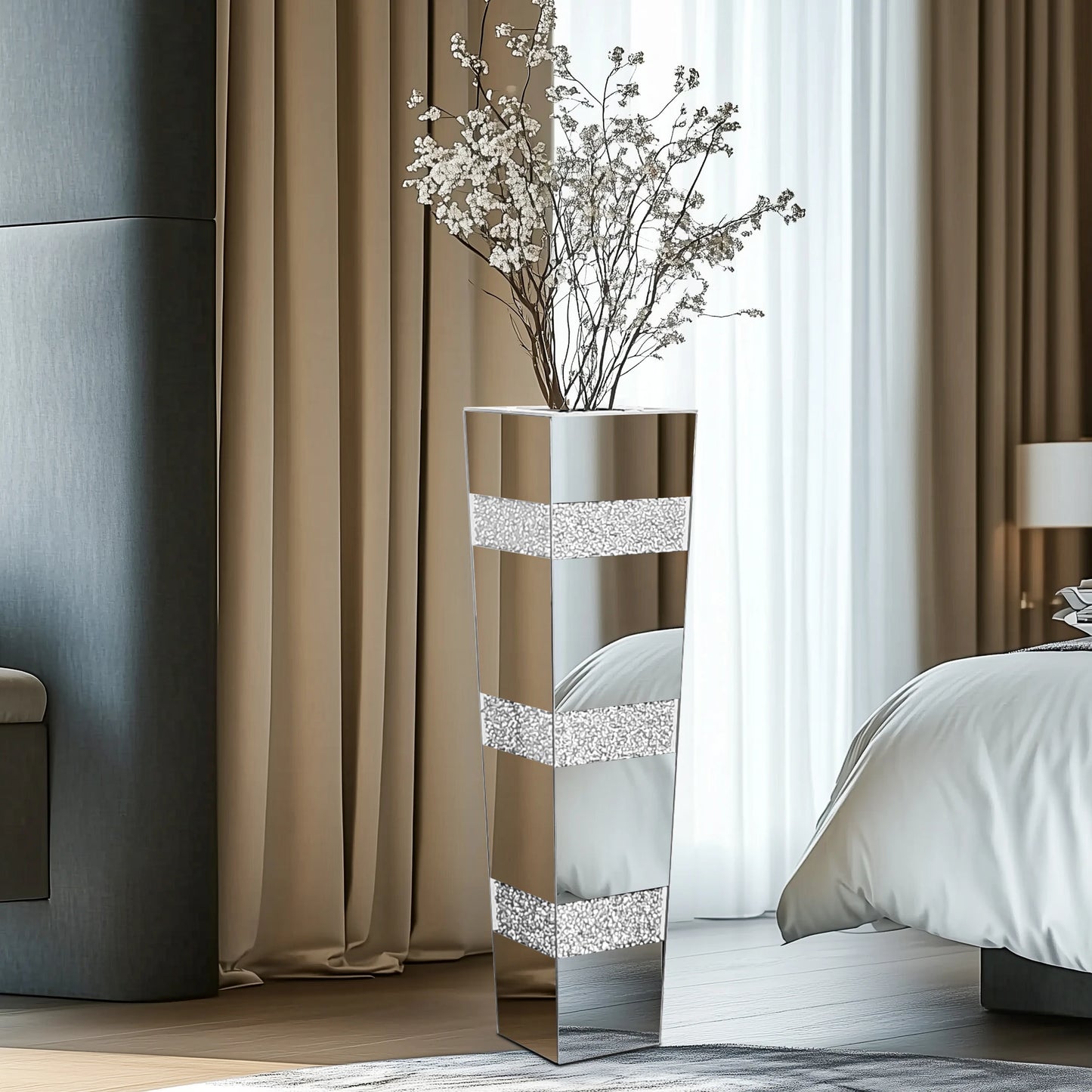 Tall Floor Mirror Vase.
