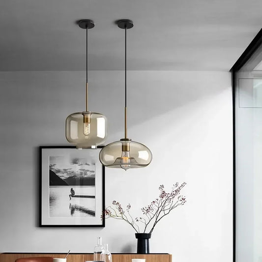 Glass Chandelier Single Multi Head