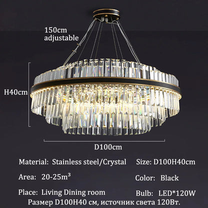Modern Luxury LED Crystal Chandeliers