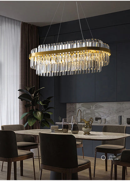 Modern Luxury LED Crystal Chandeliers
