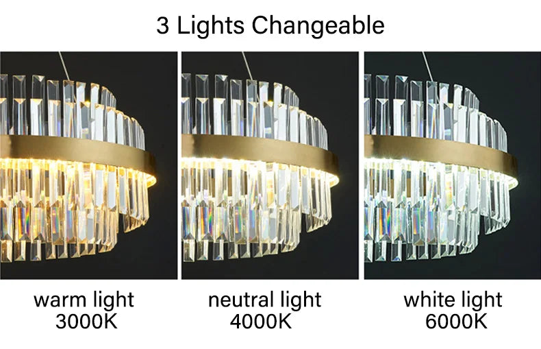 Modern Luxury LED Crystal Chandeliers