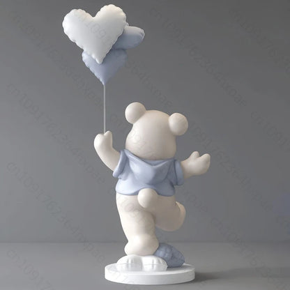 Luxury Resin Cartoon Bear Figurine