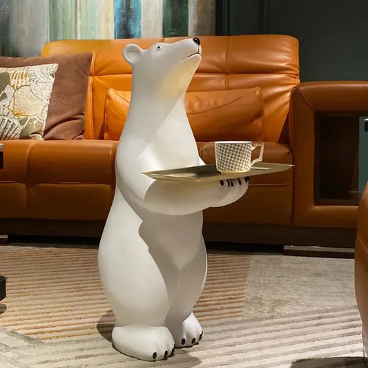 Large Polar Bear Figure