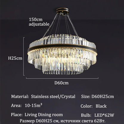 Modern Luxury LED Crystal Chandeliers
