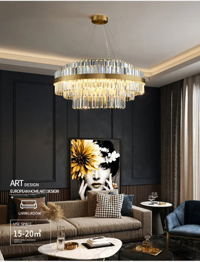 Modern Luxury LED Crystal Chandeliers