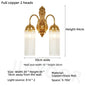 Living Room Full Copper Crystal-Wall Lamp European