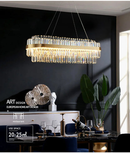 Modern Luxury LED Crystal Chandeliers
