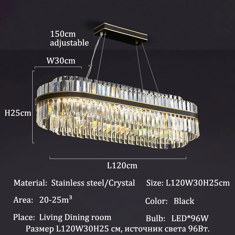 Modern Luxury LED Crystal Chandeliers