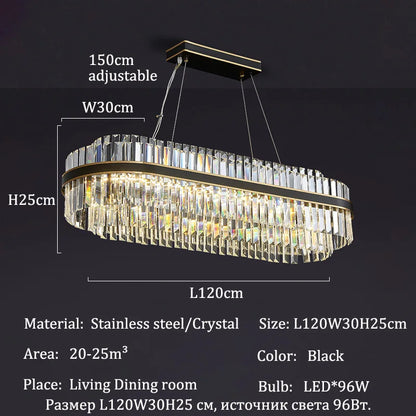 Modern Luxury LED Crystal Chandeliers