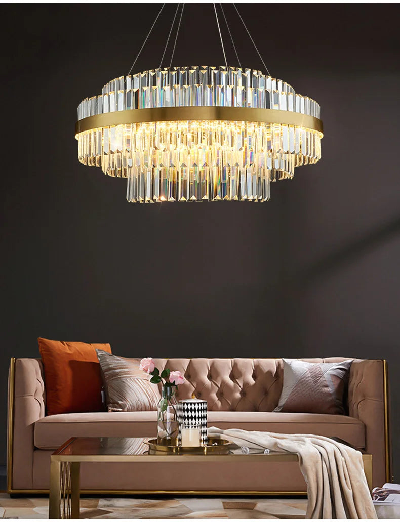 Modern Luxury LED Crystal Chandeliers