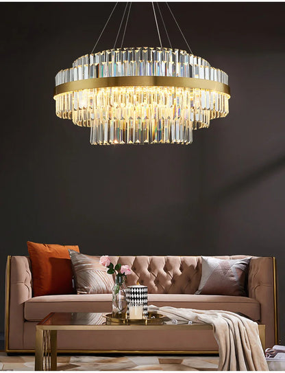 Modern Luxury LED Crystal Chandeliers