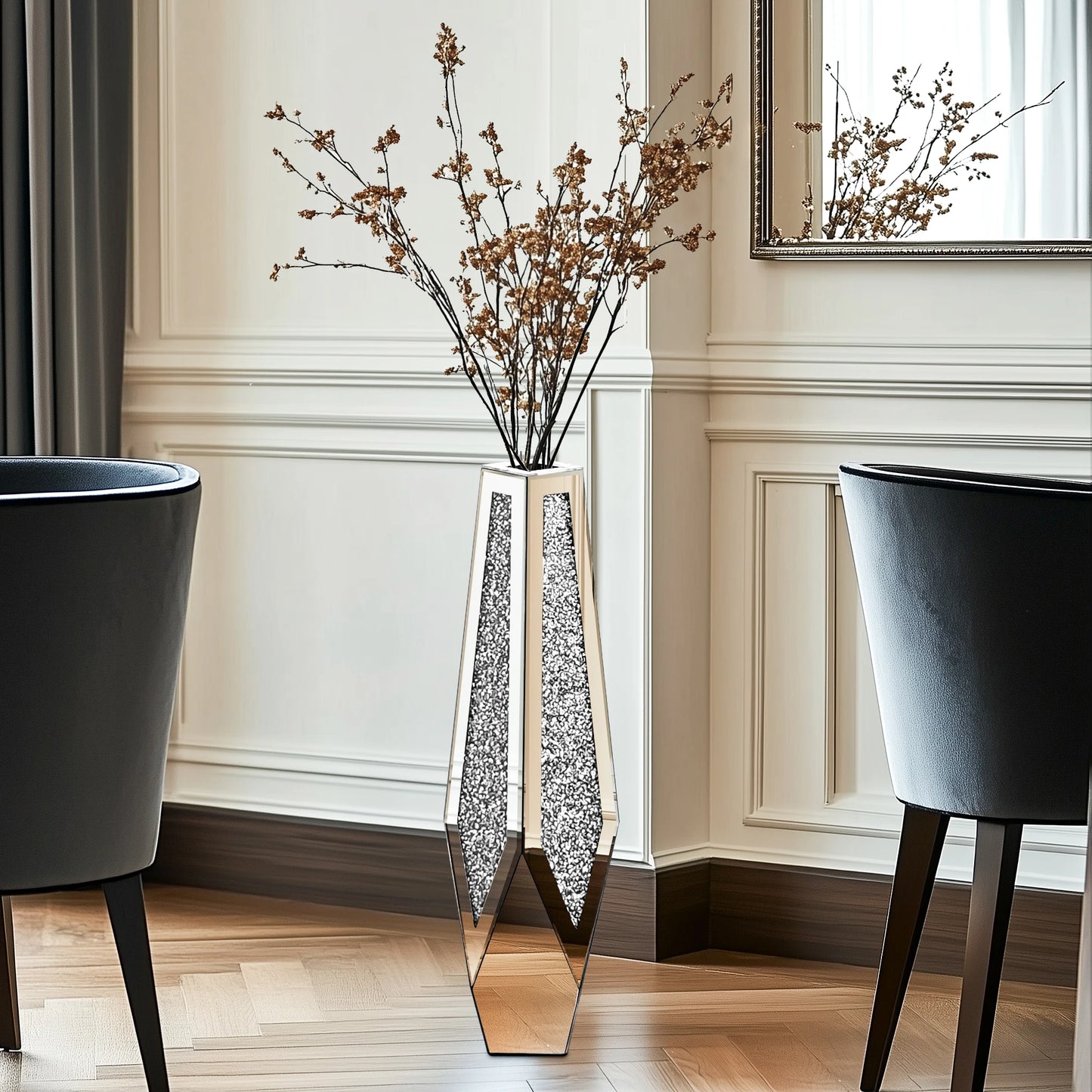 Tall Floor Mirror Vase.
