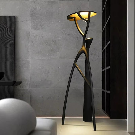 Modern Ornament Sculpture Resin Floor Lamp Creative