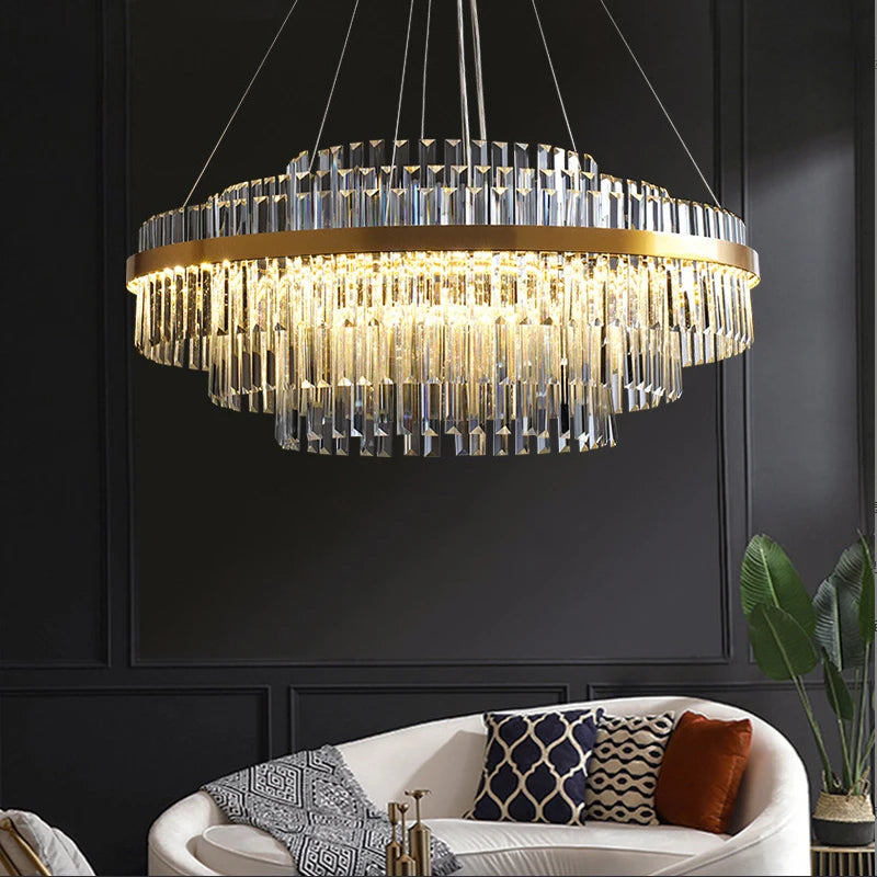 Modern Luxury LED Crystal Chandeliers