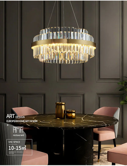 Modern Luxury LED Crystal Chandeliers