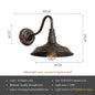 Retro Waterproof LED Wall Lamp Outdoor Courtyard Villa Garden