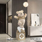 Luxury Resin Cartoon Bear Figurine