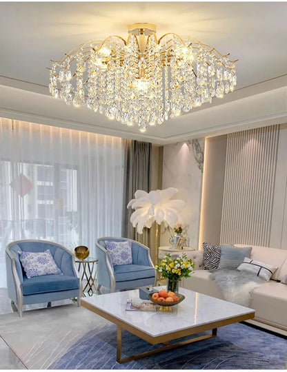 Modern Luxury Crystal Ceiling Chandelier