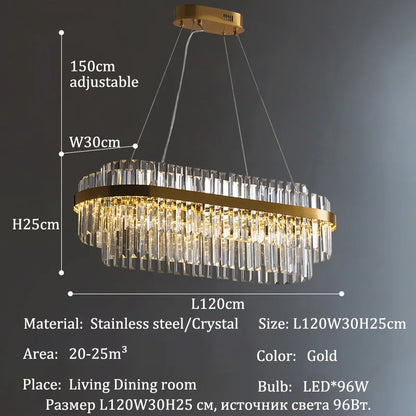 Modern Luxury LED Crystal Chandeliers