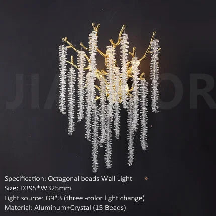 Modern Luxury Crystal Wall Lamp