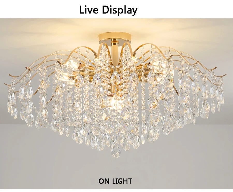 Modern Luxury Crystal Ceiling Chandelier