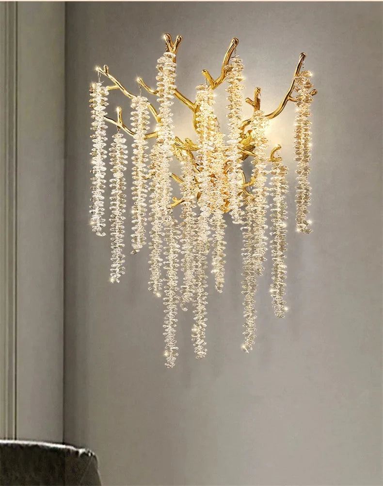 Modern Luxury Crystal Wall Lamp