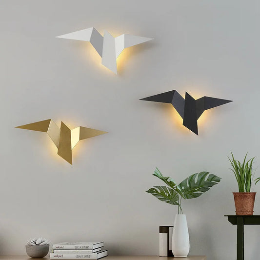 LED bird wall lamps Bedroom Decor
