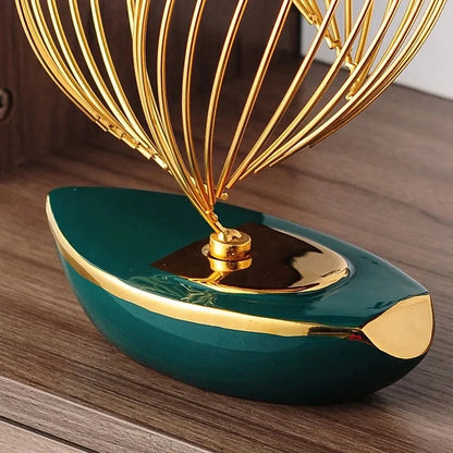 Abstract Ceramic Metal Sculpture-Home Decor